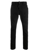 distressed low-rise skinny jeans