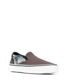 wings-print slip-on sneakers