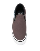 wings-print slip-on sneakers