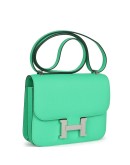 Hermès Constance 18 Vert Comics Epsom Palladium Hardware