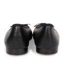Chanel CC Dark Navy Blue Lambskin Ballet Flats