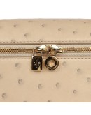 Loro Piana Extra Pocket L19 Pouch Beige Ostrich Gold