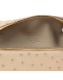 Loro Piana Extra Pocket L19 Pouch Beige Ostrich Gold