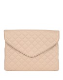 Chanel Beige and Black Flats with Clutch